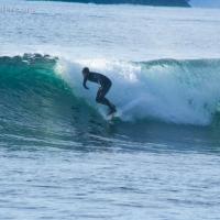 Surfing Sandy Beach