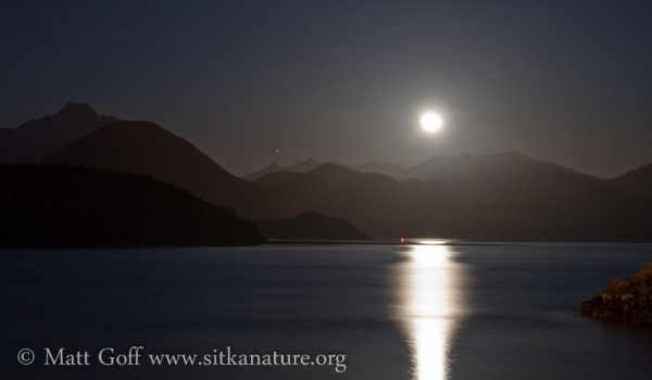 Moon Rise over Crescent Bay