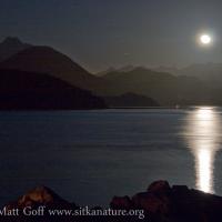 Moon Rise over Crescent Bay
