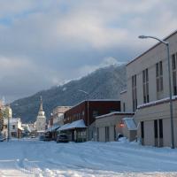 Snowy Downtown Sitka
