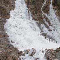 Frozen Bear Mountain Falls
