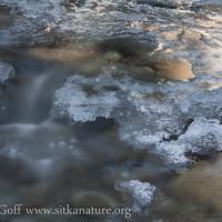 Ice and Flowing Water