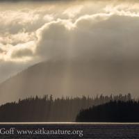 Crepuscular Rays over Islands and Water