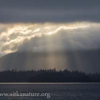 Crepuscular Rays over Islands and Water