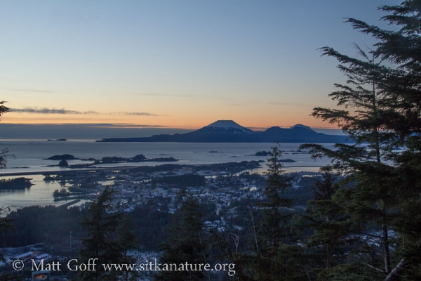 Sunset View of Mt. Edgecumbe