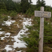 Harbor Mountain Trail Sign
