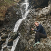 Rowan by Waterfall