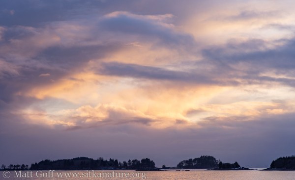 Sunset Coloring the Clouds