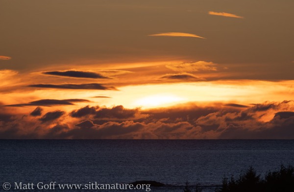 Sunset over Sitka Sound