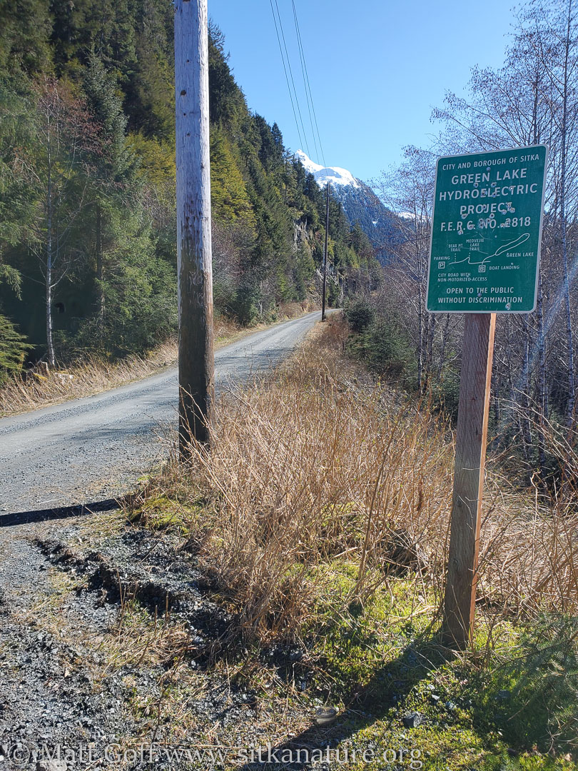 Green Lake Road Sign