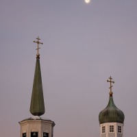 St. Michaels and Moon