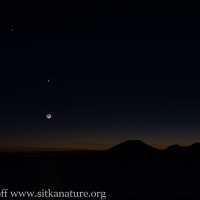 Mt. Edgecumbe Moon and Planets