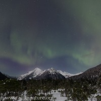 Northern Lights over the Sisters