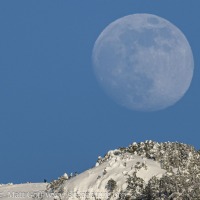 Moon over Picnic Rock